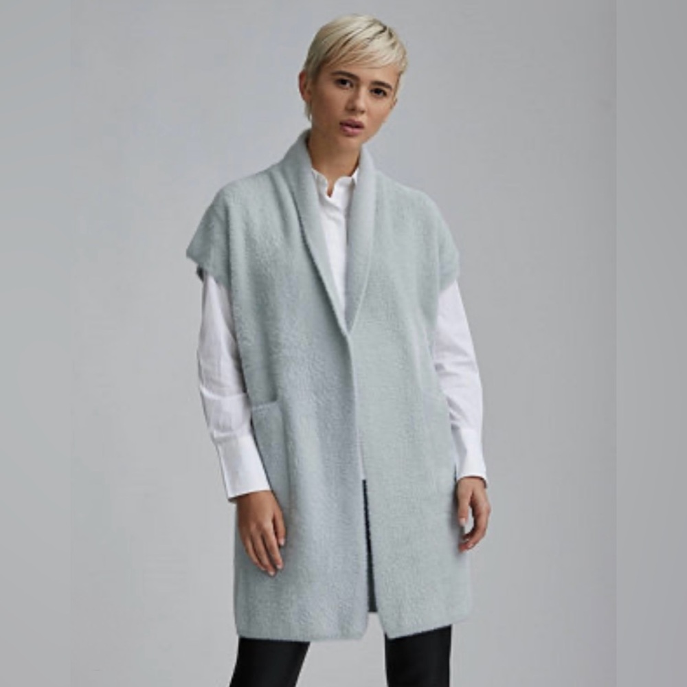 NVLT Eyelash Coatigan Vest